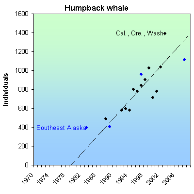 Humpback Whale Population Chart